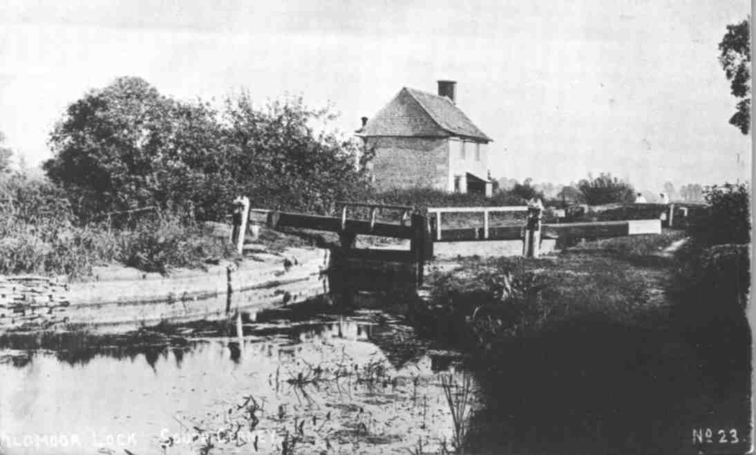 Wildmoorway Lower Lock in about 1907