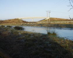 near latton bridge in water - T&S Canal